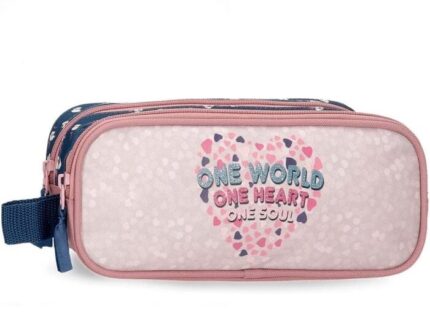 Portatodo Doble Roll Road One World 23x9x7cm.