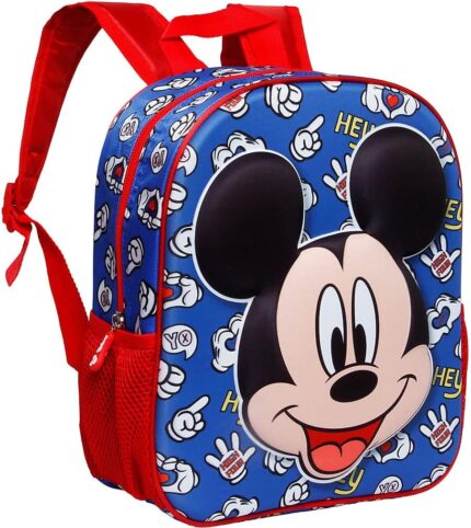 Mochila 3D Mickey Disney 31x27x11cm.