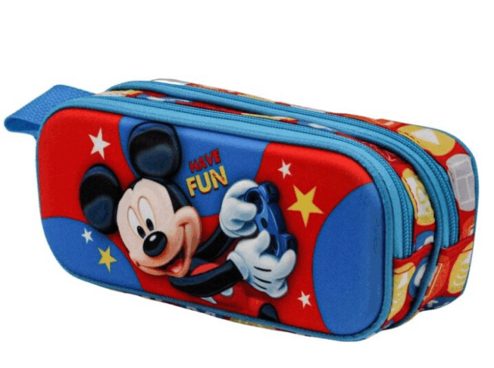 Portatodo 3D Mickey Disney Doble 10x22,5x7cm - Imagen 1