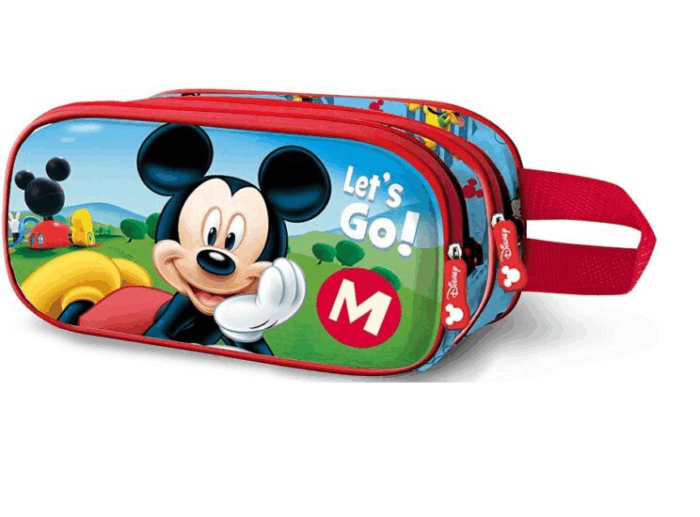 Portatodo 3D Mickey Disney Doble 10x22,5x7cm - Imagen 1