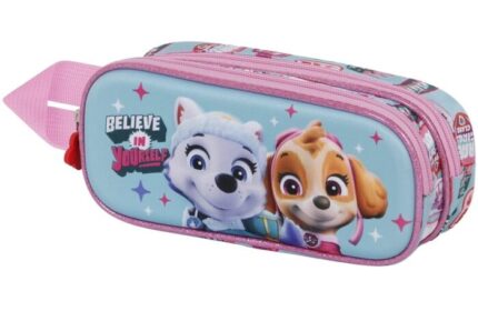 Portatodo Doble 3D Patrulla Canina 22x9.5x8cm