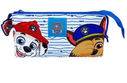 Portatodo Patrulla Canina Paw Patrol triple 22x8x12cm