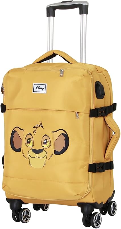 Maleta blanda de Cabina 4 Ruedas El Rey Leon Face 20 x 40 x 55 cm