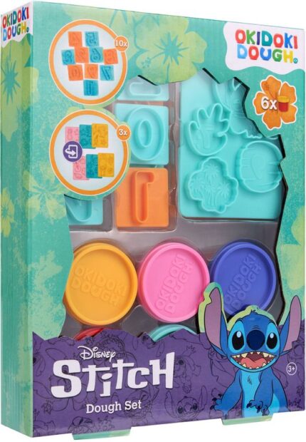 Set Manualidades Plastilina y Moldes Stitch