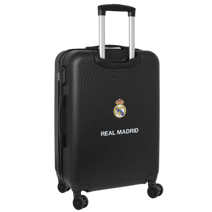 Trolley de Cabina Real Madrid 24 Pulgadas, Maleta con Ruedas, Maleta Ligera, 40x26x63 cm - Imagen 2