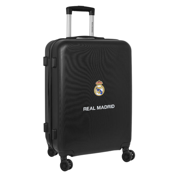 Trolley de Cabina Real Madrid 24 Pulgadas, Maleta con Ruedas, Maleta Ligera, 40x26x63 cm - Imagen 1