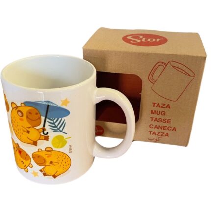 Taza Ceramica Sublim 325ml Capibara