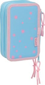 Plumier Triple con 37 Útiles Incluidos Stitch Happy 12.5x5.5x19.5 cm - Imagen 2