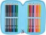 Plumier Triple con 37 Útiles Incluidos Stitch Happy 12.5x5.5x19.5 cm - Imagen 3
