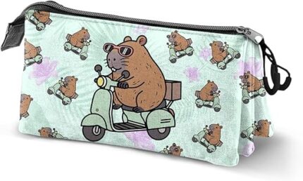 Estuche Portatodo Triple Oh My Pop Capybara 23 x 11 cm