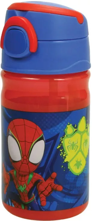 Botella Con pajita Sin BPA Spidey 350ml.