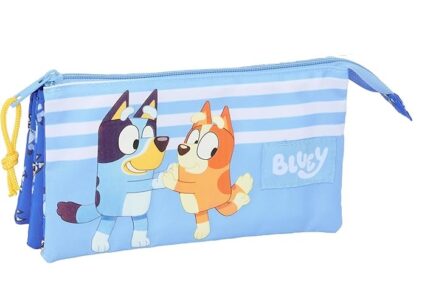 Portatodo Triple BLUEY Let's Play 22x3x12 cm