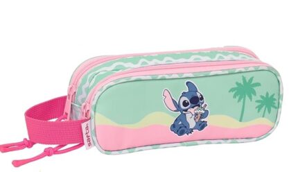 Portatodo Doble Niño Stitch Ice Cream  21x6x8 cm