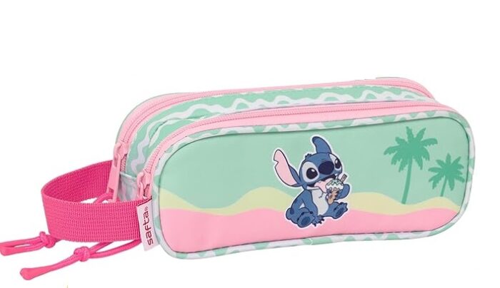 Portatodo Doble Niño Stitch Ice Cream  21x6x8 cm - Imagen 1