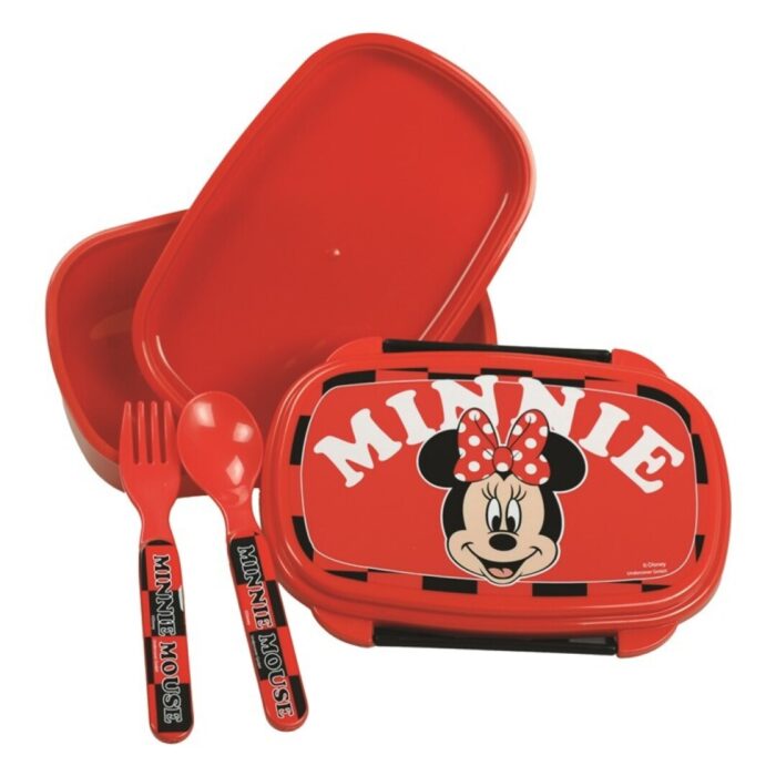 Sandwichera con cubiertos Minnie - Imagen 1