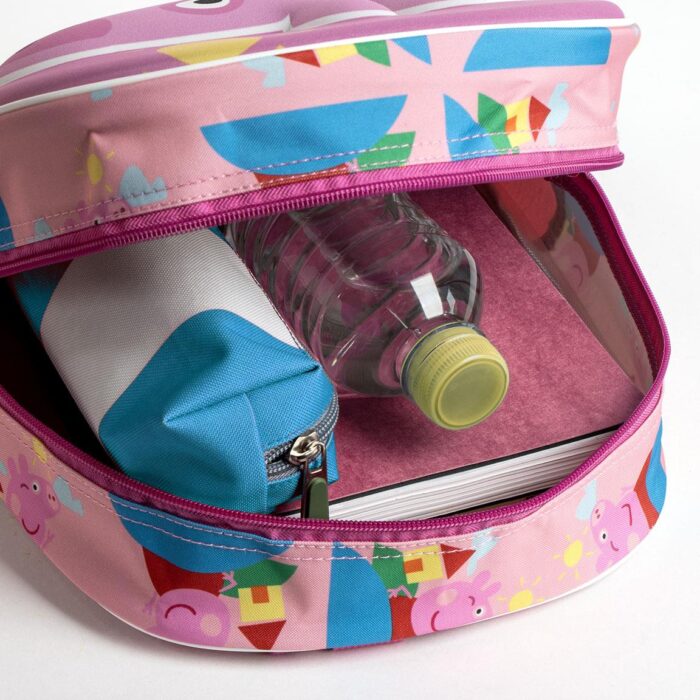 Mochila 3D Peppa Pig 31x25x10cm. - Imagen 4