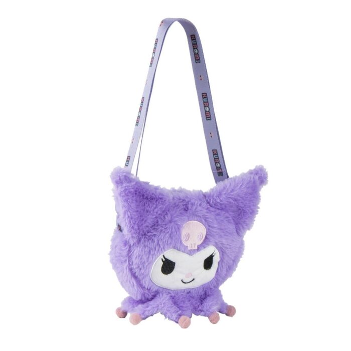 Bolso Peluche Kuromi 14x12x4cm. - Imagen 1