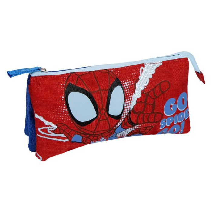 Portatodo Spidey Marvel triple 22,5x21,5x2cm - Imagen 1