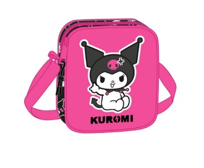 Bolsito Bandolera kuromi 18x16x4cm.