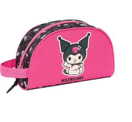 Neceser Grande Kuromi Adaptable a Carro,  26x16x9 cm