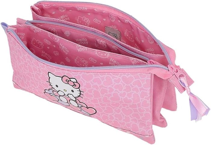 Portatodo Triple Hello Kitty 23x9x7cm. - Imagen 2
