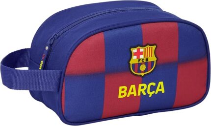 Neceser 2 Cremalleras Adapt.Carro F.C.Barcelona 26×12,5x15cm