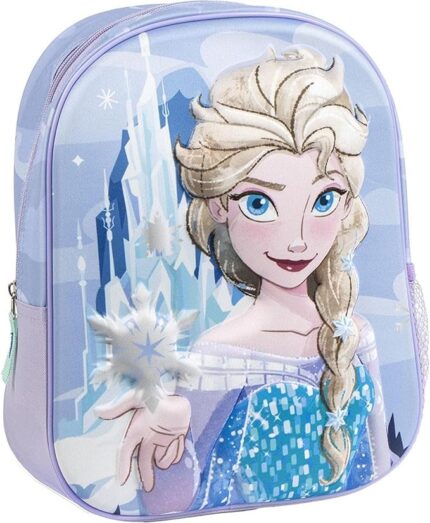 Mochila 3D Frozen Disney 31x25x10cm.