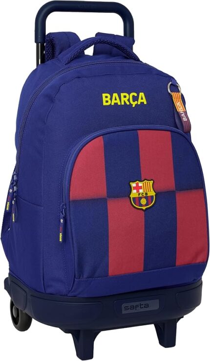 Mochila Gde. C/Ruedas Compact Extraible F.C.Barcelona 33X22X45Cm