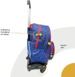 Mochila Super Mario Doble Compartimento + Carro Toybags 360º - Imagen 3