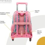 Mochila Stitch Pink  Doble Compartimento + Carro Toybags 360º - Imagen 2