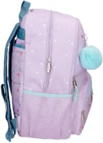 Mochila para portátil 13,3" Doble Compartimento Adaptable Disney Lovely Stitch Morado 32x44x17 cm - Imagen 2