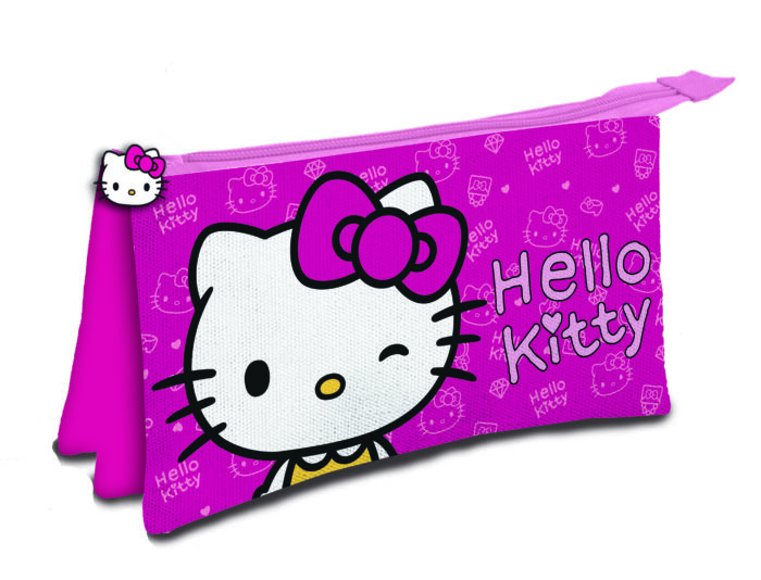Portatodo Triple Hello Kitty My Style 24X20Cm - Imagen 1