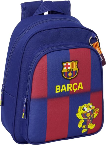 Mochila Escolar Infantil F.C.Barcelona 27x10x33 cm