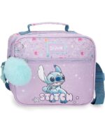Bolso Bandolera Disney Lovely Stitch Morado 23x20x9 cm