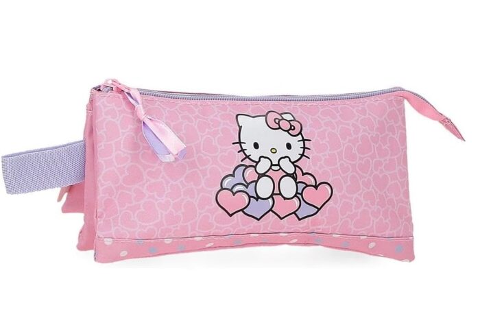 Portatodo Triple Hello Kitty 23x9x7cm. - Imagen 1