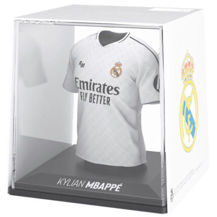 Figura Mini Camiseta Mbappe Real Madrid 9,5cm.