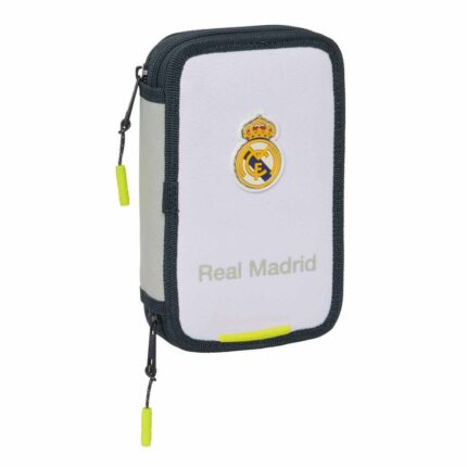 Plumier Real Madrid 25/26 37pzs Doble 12,5x4x19,5cm.