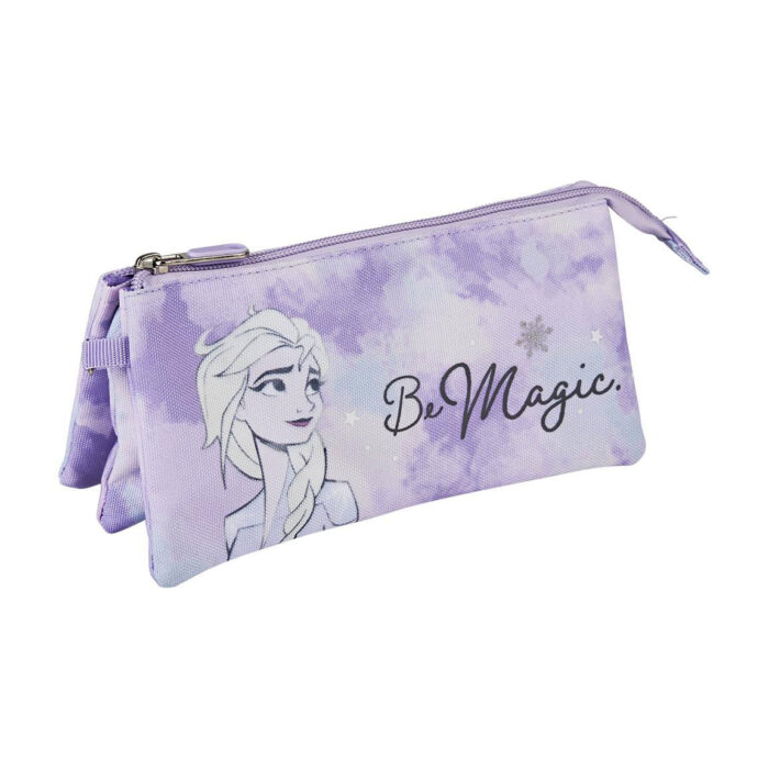 Portatodo Triple Frozen Disney 11.5x2x22.5cm. - Imagen 1
