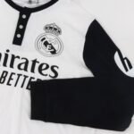 PIJAMA LARGO SINGLE JERSEY REAL MADRID ADULTO - Imagen 2