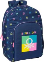 Mochila Benetton Adaptable 30x14x46cm.