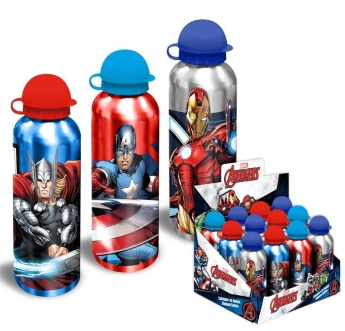 Botella Cantimplora Aluminio Avengers Marvel 500Ml - Imagen 1