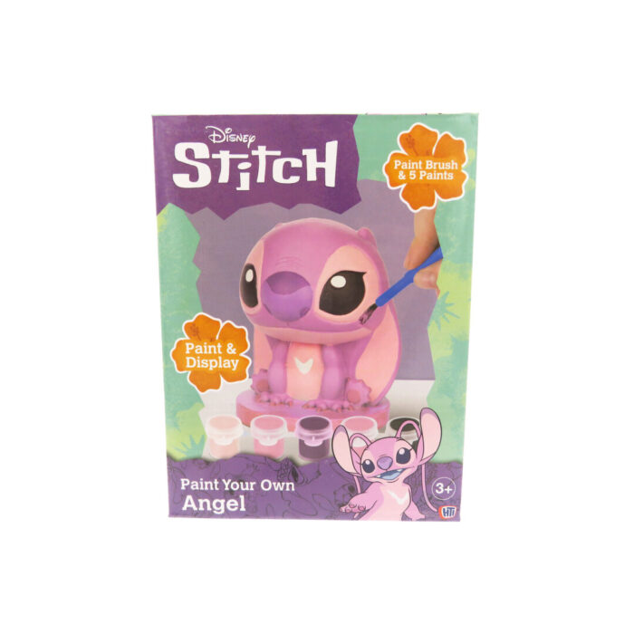 Stitch Figura de Escayola para Pintar - Angel 19x9x19cm. - Imagen 1
