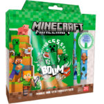 Diario Con Boligrafo Magico Minecraft 23,5x22x5cm