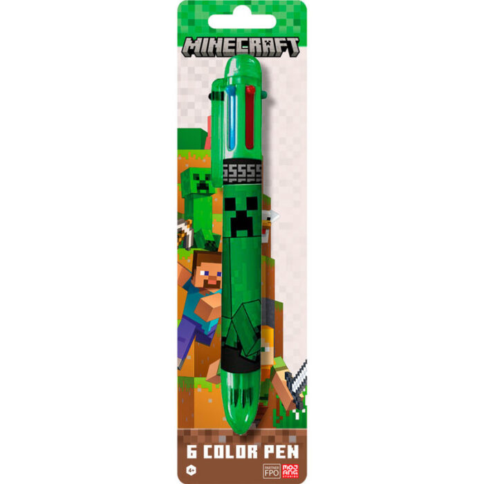 Boligrafo 6 colores Minecraft - Imagen 1