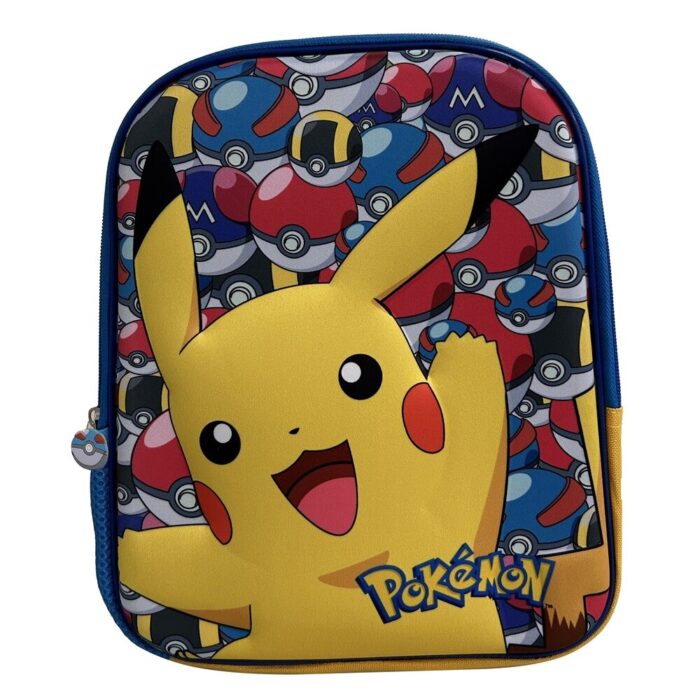 Mochila 3D Pokemon 26x10x30cm. - Imagen 1