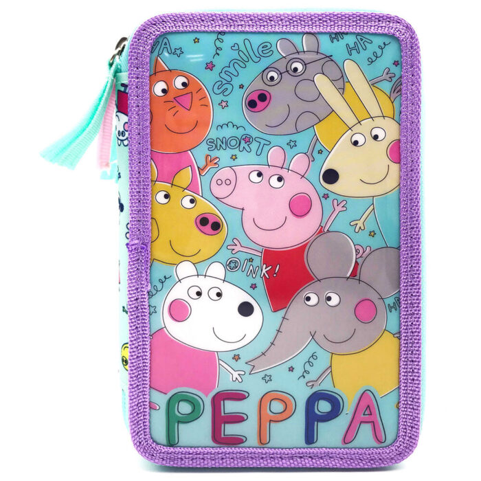 Plumier Triple Peppa Pig - Imagen 1