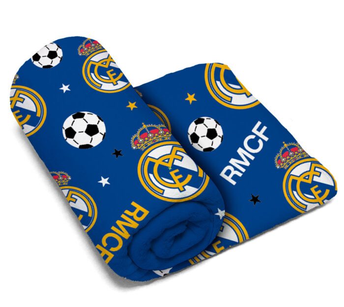 Manta Coralina Real Madrid 150x95cm. - Imagen 2
