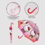 Paraguas Manual Poe Burbuja Hello Kitty 45cm. - Imagen 2
