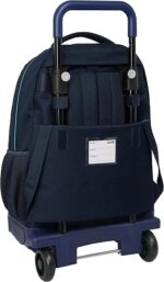 Mochila Grande con Ruedas, Compacta, Extraíble REAL MADRID 2ª EQUIPACIÓN 25/26  33x22x45 cm - Imagen 2