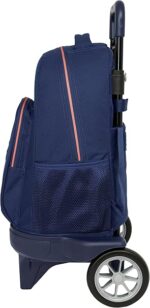 Mochila Grande con Ruedas, Compact Evolución, Extraíble F.C.BARCELONA 2ª EQUIPACIÓN  33x22x45 cm - Imagen 3